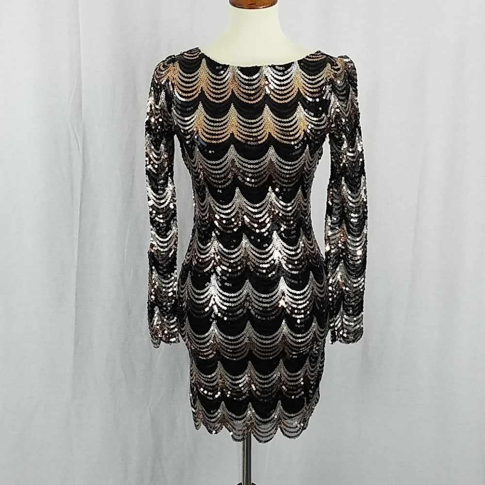 Show Stopping Sequin NYE Dress